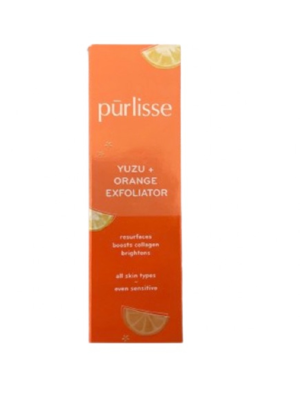 Purlisse Yuzu Orange Exfoliator Vibrant Orange